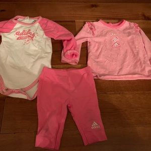 Adidas cheer 3 piece set